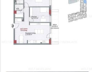 Appartement 3 chambres à vendre dans Cluj-napoca, zone Centru