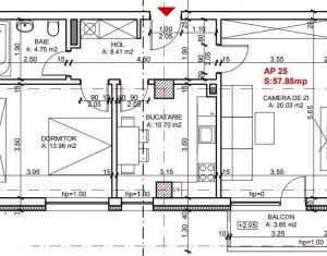 , 53.25m2 dans Cluj-napoca, zone Gheorgheni