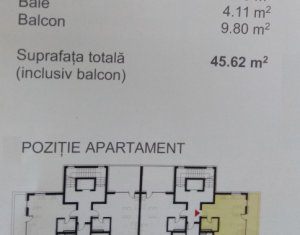 Lakás 1 szobák eladó on Cluj-napoca, Zóna Buna Ziua