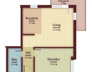 , 55m2 dans Floresti