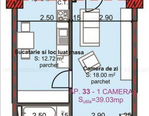 Appartement 1 chambres à vendre dans Cluj-napoca, zone Marasti