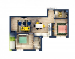 , 62m2 on Floresti