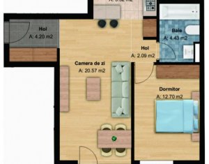 , 50m2 on Cluj-napoca, Zóna Buna Ziua
