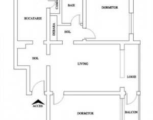Appartement 3 chambres à vendre dans Cluj-napoca, zone Gheorgheni