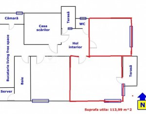 Iroda kiadó, 60m2 on Cluj-napoca, Zóna Centru