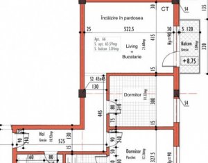 Appartement 3 chambres à vendre dans Cluj-napoca, zone Dambul Rotund