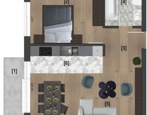 , 48.5m2 on Cluj-napoca, Zóna Marasti