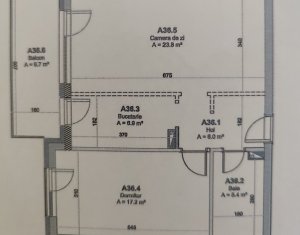 Lakás 2 szobák eladó on Cluj-napoca, Zóna Centru