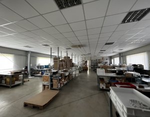 Hala 768mp pe teren de 1900mp, zona industriala Baciu