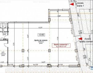 Espace Commercial à vendre dans Cluj-napoca, zone Marasti