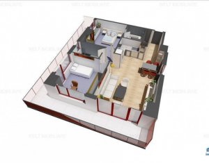 Appartement 3 chambres à vendre dans Cluj-napoca, zone Gheorgheni