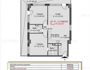 Appartement 3 chambres à vendre dans Cluj-napoca, zone Gheorgheni