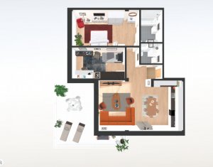 Lakás 3 szobák eladó on Cluj-napoca, Zóna Borhanci