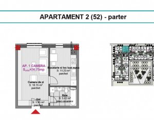 , 36.98m2 on Floresti