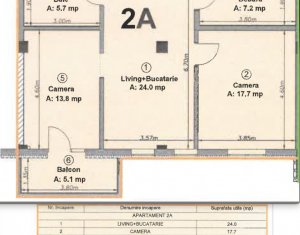 Lakás 3 szobák eladó on Cluj-napoca, Zóna Manastur