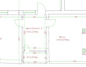 Spatiu 72mp, 2 incaperi + receptie, Centru - Regele Ferdinand
