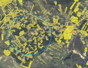 Cojocna, intravilan, 2690mp, priveliste peste sat, liniste aer curat