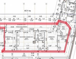Appartement 3 chambres à vendre dans Cluj-napoca, zone Manastur