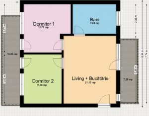 Appartement 3 chambres à vendre dans Cluj-napoca, zone Borhanci