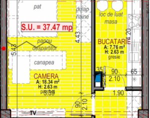 , 37.47m2 on Floresti