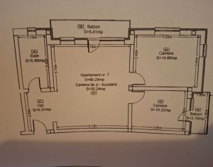 Appartement 3 chambres à vendre dans Floresti
