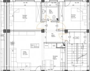 Appartement 3 chambres à vendre dans Floresti