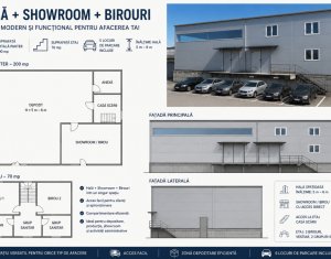 Hala 200mp +70mp birouri, vestiar, zona Lidl - Baciu